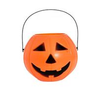 1 Pcs Halloween Portable Box Children Trick Or Candy Pail Holder (Orange),Halloween Decorations One Size