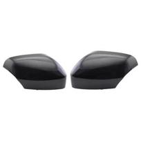 For Volvo XC70 XC90 2007-2014 Car Replacement Rearview Side Mirror Cover Wing Cap Exterior Door Housing Shell Trim  ABS Carbon Gloss Black