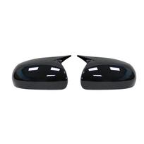 For KIA K3 Forte Cerato 2009-2011Car Rearview Mirror Cover Wing Cap Door Side Exterior Housing Shell Adhesive Trim Sticker Gloss Black