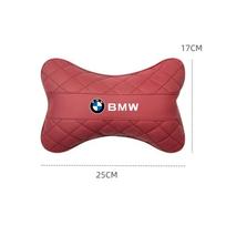 Automobilio lipdukas 2025 Karštas automobilio aksesuaras Sėdynės atlošo pagalvėlė kaklui BMW i8 Z4 Z8 X1 X2 X3 X5 X4 X6 X7 G30 G20 G32 G11 G12 F40 F30 raudona