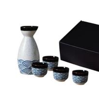 Japanese Sake Jug Wine Cup Ceramic Sake Sets Home Chinese Baijiu Wine Warmer Dispensing Tool House Warming Gifts