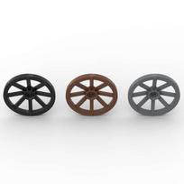 MY OWN CREATION 10PCS 4489 Wheel Wagon Large 33mm Building Blocks Notched Ideal For Holder Pin Blocks Particle DO-IT-YOURSELF Toy Ideal For Children