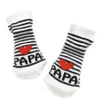 Mielas kūdikis mergaitei berniukui minkštos šiltos medvilnės meilės mamos/tėčio laiškais kojinės dovana Papa