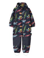 Name It - Nmmalfa08 Hotwheels Softeshell Suit Mat - Apsauginis kombinezonas nuo lietaus - Tamsiai mėlyna