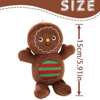 15cm Kawaii Gingerbread Man Plush Toys Exquisite Decorative Item Christmas Party Atmosphere Decoration Festival Gifts For Child 15cm ruda