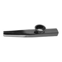 Metal Kazoo Aluminum Lightweight Portable Kazoo Guitar Partner Flute Musical Instrument Gift Black juoda
