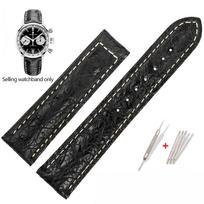 Ostrich Genuine Leather Watchband for Hamilton Jazz Series H32755851 Watch Strap Folding Clasp Bracelet Black Brown 20mm 22mm 20mm