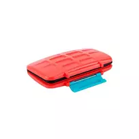 JJC MC-NSMSD16 Memory Card Case Orange for eight Nintendo Switch Game Cards