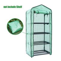 4 Tier Greenhouse Iron Stands Shelves Outdoor Garden Mini Garden Warm Room Greenhouse Garden Plants Cover (Without Iron Stand) China Mainland