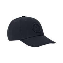 Stone Island Embroidered Breathable Eyelet Compass Logo Cotton Cap Men caps Navy-Blue L1S1591000-13S0248-V0020 ONE SIZE