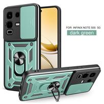 For Infinix Note 50s Case Infinix Note 50 Pro + 50 x Cover Magnetic Ring Holder Armor Phone Case Slide Camera Protect Back Cover Infinix Note 50 4G