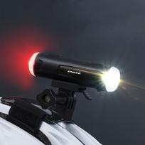 Bike Helmet Cycling Waterproof Rechargeable LED Lamp Flashlight black