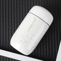 200ML Small Capacity Children Gift Traval Coffee thermos Starry Sky Coffee Mug Vacuum Flask Thermos Cup Water Bottle <50ml balta