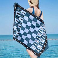 Chess Opening Strategy Beach Towel, Super Soft Microfiber, Gift for Her/Him, Birthday, for Pool, Beach, Travel, Home Decor Fan gifts 70cmx140cm(27x55inch)