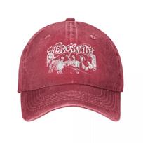 Fashion Retro Music Rocks Aerosmith Band Hat for Unisex Women Distressed Washed Snapback Cap Heavy Metal Outdoor Workouts Hats One Size