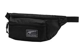 PUMA Fabric Fanny Pack One Shoulder Crossbody Sling Bag Small Unisex Black 075855-01 Small