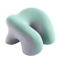 Headrest Office Chair Neck Pillow, Ergonomic Memory Foam Desk Pillow for Napping, Multifunctional Comfort for Adult Workstations, Neck Support white