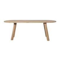 Valgomojo stalas iš ąžuolo masyvo 90x220 cm Tablo – WOOOD