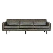 Tamsiai žalios spalvos iš dirbtinės odos sofa 277 cm Rodeo – WOOOD