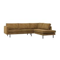 Ochros spalvos kampinė sofa (su dešiniuoju kampu/su gultu) Rodeo – WOOOD