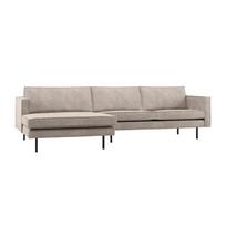Smėlio spalvos kampinė sofa (su dešiniuoju kampu/su gultu) Rodeo – WOOOD