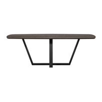 Valgomojo stalas su ąžuolo masyvo stalviršiu 100x220 cm Tablo – WOOOD