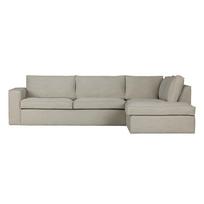 Kampinė sofa smėlio spalvos (su dešiniuoju kampu) Freddie – WOOOD
