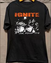 Collection Ignite Band A War Against You T Shirt Black All Size OB1018 XL