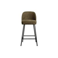 Khaki spalvos iš aksomo baro taburetė (sėdynės aukštis 64 cm) Vogue – WOOOD