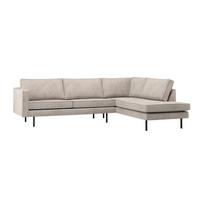 Kreminės spalvos kampinė sofa (su dešiniuoju kampu/su gultu) Rodeo – WOOOD