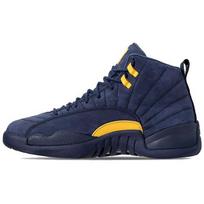 Jordan 12 Retro Michigan BQ3180-407 42 geltona/mėlyna