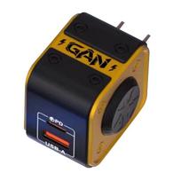 USB-A And Type-C GaN Gyroscope Charger 30W Power Phone Charging Adapter  Portable Device geltona