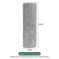 Microfiber Roller Cloth Replacement for Shunzao H200 and B302CN Floor Scrubbers Supporting Thorough Floor Coverage China Mainland