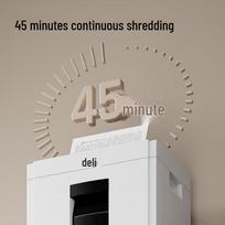 Deli 9953 P-5 Micro-Cut Paper Shredder CN plug (adapter included) P-5