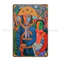 LampiCAo And Maria Bonita Metal Plaque Poster Wall Decor Vintage Home Plaques Designing Tin Sign Poster 20x30cm（7.8x11.8inch）