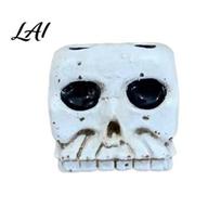 Resin Dice Set for Tabletop Skull Adults Gothic Shaped Handheld Lightweight 6 Sided Entertainment Halloween Party Favors Collectible Gift 1pc balta