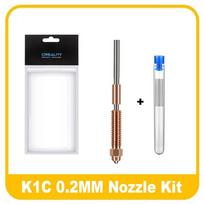 Creality K1C Nozzle,offical  Unicorn Quick-Swap Nozzle Kit with Cleaning tool Copper Alloy&Hardened Steel for K1C/Ender3 V3/Plus 0.2 nozzle kit