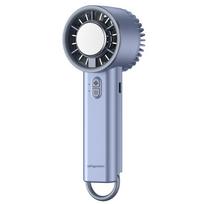 Portable High Speed Cooling Handheld Fan 18650 high-performance battery High Airflow with Outdoor Portable Fan mėlyna