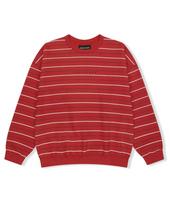 Yes Ic Y.E.S Thin Stripe Sweatshirt Red M