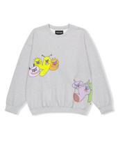 Yes Ic Tulrexx Wording Sweatshirt Gray M