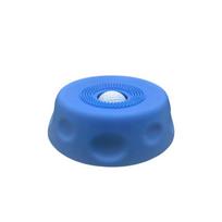 Interactive Dog Slow Feeder Bowl Lick Mat for Liquid Treat Upgraded Silicone Anti-Slip Suction Base Prevents Fast Eating mėlyna