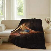 Singer Tate McRae So Close to What Blanket For Sofa Office Bed Plane Travel Sleep Read Relax Camping Soft And Warm Size: 75*100cm, Weight: 230 GSM