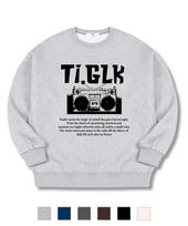 Tee Glake Retro Radio Oversized French Terry Sweatshirt Notation/M