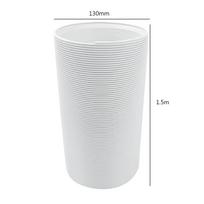 130/150mm Vėdinimo vamzdis Universalus lankstus vamzdelis Oro vėdinimo vamzdelio žarna Oro kondicionieriaus išmetimo kanalas Oro sistemos ventiliacijos anga 1.5/2M