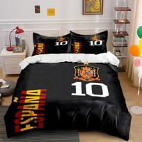 Spain crest and number. Bedding sets Duvet cover sets Duvet covers Pillowcases(1*Duvet Cover 2*Pillowcases without duvet insert) 135x200cm