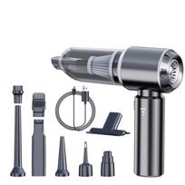 4-in-1 Portable Handheld Vacuum 16000Pa Air Duster Cordless Wireless Vacuum Cleaner  Pet Hair juoda