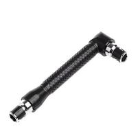 L formos 1/4 šešiakampis atsuktuvo antgalis 90 ° dvipusis rankena juoda 6,35 mm veržliarakčio įrankis L-type screwdriver