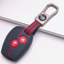 Anti Slip Car Key Protector for Renault Clio Kangoo Master Trafic Twingo Modus Megane Scenic Laguna Espace with Keychain Car Remote Key Sleeve juoda