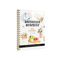 Watercolor Coloring Book for Beginners Painting Album Sketchbook one size