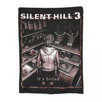It's Bread Silent Hill 3 Throw Blanket Flannel Home Heather Throw Blankets Cozy Super Soft for Couch Bedspread sumikko gurashi Size: 75*100cm, Weight: 230 GSM